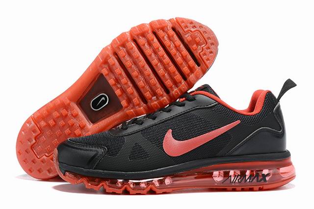 Nike Air Max 2020 Black Red Men's Shoes Mesh-02 - Click Image to Close